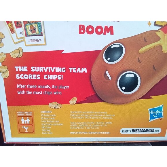 Traitor Tots Card Game For 8+ Hot Potato Strategy & Sabotage By Hasbro - Picture 4 of 5